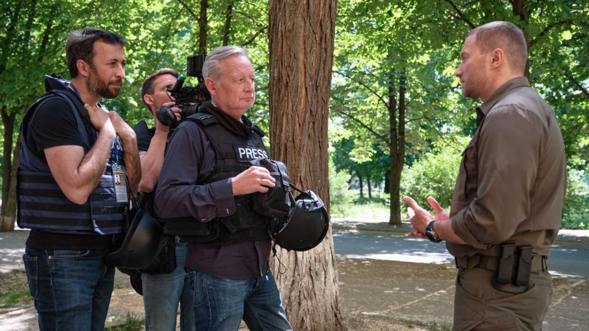 From frontline to Oscars red carpet: Ukrainian producer swaps body armour for black tie
